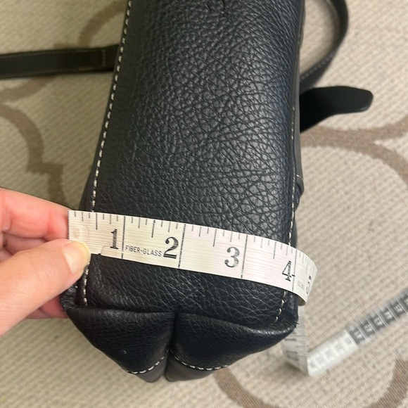 BOC vegan leather multiple pockets Black Gray shoulder tote Bag - Picture 16 of 17